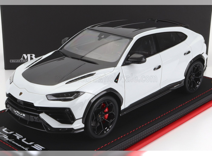 LAMBORGHINI Urus Performante (2022) - Con Vetrina - With Showcase, Bianco Icarus - White Carbon