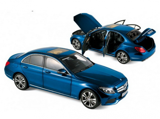 MERCEDES-BENZ C-Klasse Avantgarde (W205) 2014 Blue Metallic