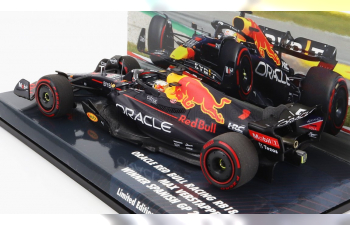 RED BULL F1 Rb18 Team Oracle Red Bull Racing N 1 World Champion Winner Spain Gp 2022 Max Verstappen, Matt Blue Yellow Red