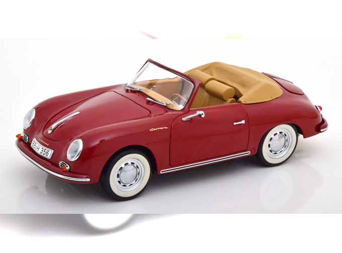 PORSCHE 356 A Carrera Convertible, dark red