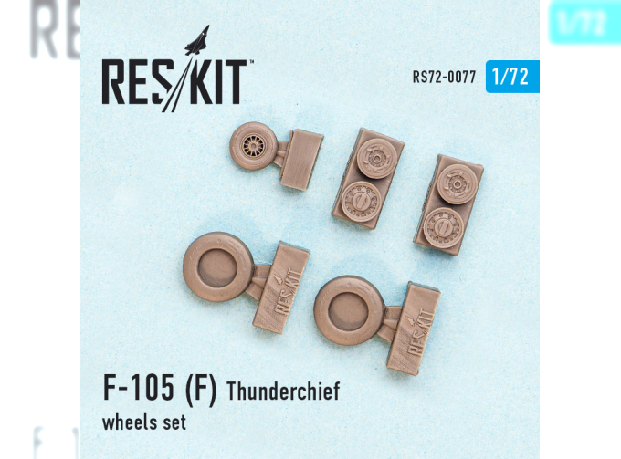 Republic F-105 (F) Thunderchief Смоляные колеса
