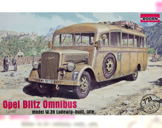 Сборная модель Немецкий автобус Opel Blitz Omnibus (model W.39 Ludewig-built, late)