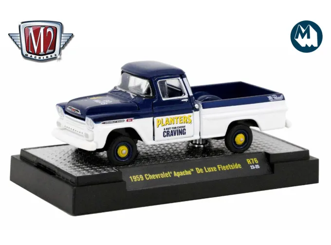 CHEVROLET "Apache" De Luxe Fleetside Planters (1959), blue / white