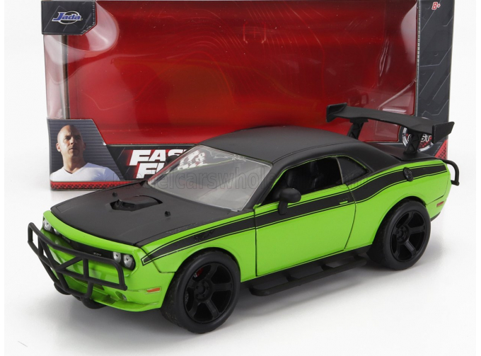 DODGE Letty's Challenger Srt8 Off Road 2008 - Fast & Furious 7, Green Matt Black