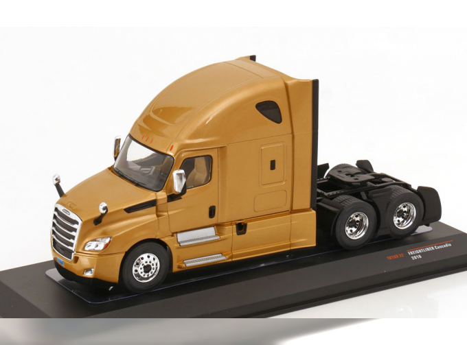 FREIGHTLINER Cascadia Tractor Truck 3-assi (2018), gold metallic