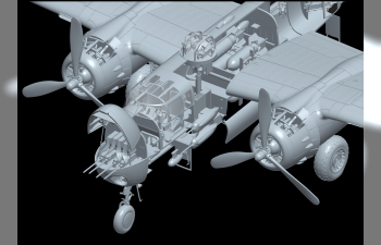 Сборная модель B-25H Mitchell Gunships over CBI