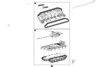 Сборная модель T-64B Main Battle Tank Mod 1975