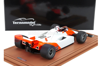 McLAREN F1  Mp4/1b Ford Cosworth N 8 Monaco Gp (with Pilot Figure) (1982) Niki Lauda, White Red