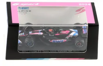 ALPINE F1 A524 Team Bwt Alpine №31 Bahrein GP (2024) Esteban Ocon, Black Blue Pink