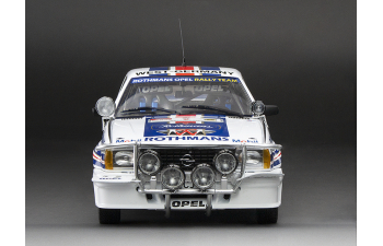 OPEL Ascona 400 Team Rothmans №2 Winner Rally Safary (1983) Ari Vatanen - Thierry Harryman, White