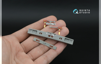 3D Декаль интерьера кабины КрАЗ-6322 (Takom) (с 3D-печатными деталями)