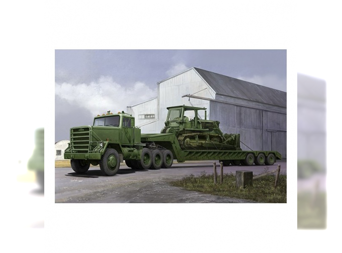 Сборная модель M920 Tractor tow with M870A1 semitrailer