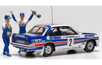 OPEL Ascona 400 №2 Walter Röhrl / Christian Geistdörfer, Rally Monte Carlo (1982), white / blue / red