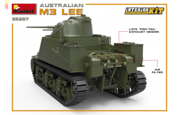 Сборная модель Австралийский М3 «Ли» (с интерьером)