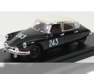 CITROEN Ds19 №243 Mille Miglia (1957) Caraia - Delanglard, Black White