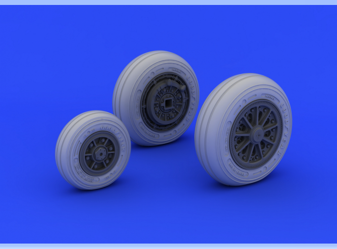 Дополнение к модели F-104 undercarriage wheels late