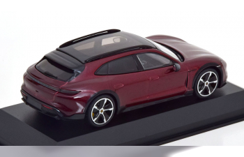 PORSCHE Taycan Cross Tourismo (2022), red metallic