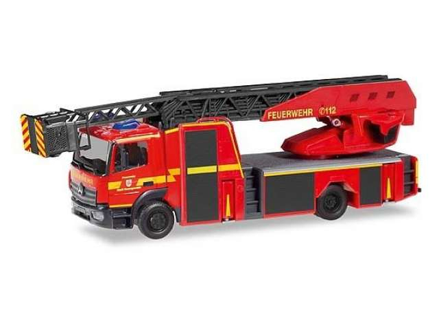 Mercedes Benz Atego Drehleiter Feuerwehr Herzogenrath, red