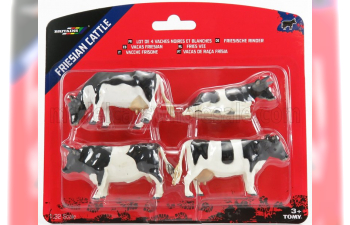 ACCESSORIES Cows - Mucche Frisone, White Black