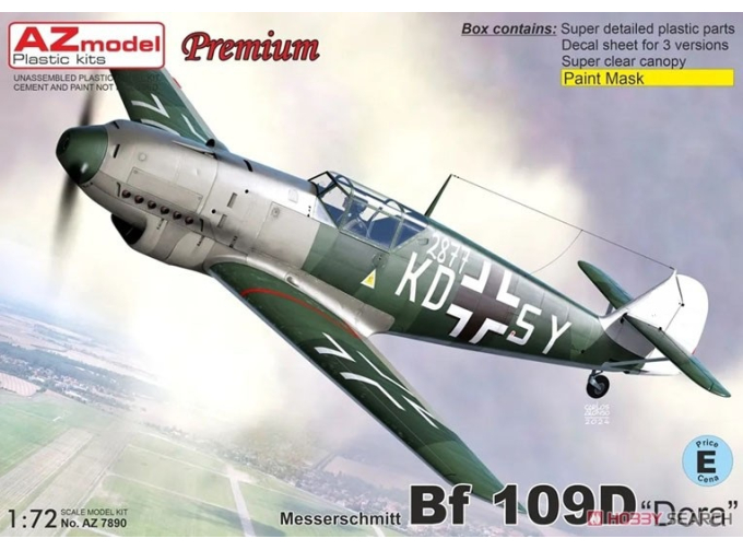 Сборная модель Messerschmitt Bf 109D "Dora"