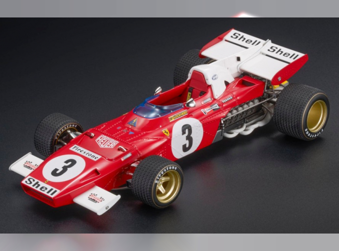 FERRARI 312B2 №3 3rd Dutch GP (Zandvoort) Formula 1 Clay Regazzoni (1971)