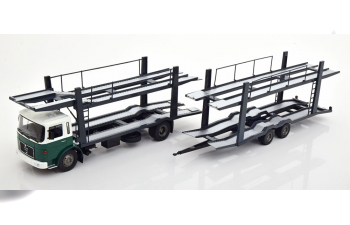 MAN Autotransporter with Trailer, green white