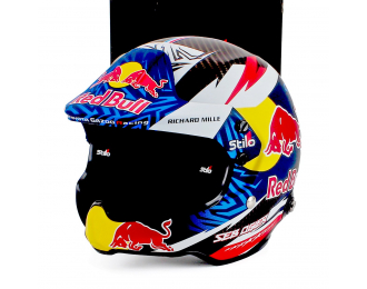 STILO Casco Helmet Sebastian Ogier Team Toyota Yaris Gr Rally1 Hybrid Gazoo Racing Wrt Rally Season (2025), Blue Red Yellow