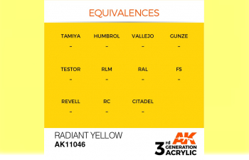 Краска акриловая 3rd Generation Radiant Yellow 17ml