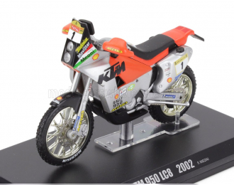 KTM 950 Lc8 Team Ktm №1 Winner Rally Madrid Dakar (2002) Fabrizio Meoni, Orange White