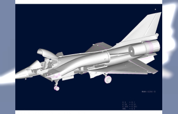 Сборная модель Китайский истребитель Chengdu J-10A Vigorous Dragon