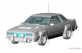 Сборная модель NISSAN 240rs (bs110) Team Nissan Europe (night Version) №12 Rally Carlo (1983) Timo Salonen - Seppo Harjanne