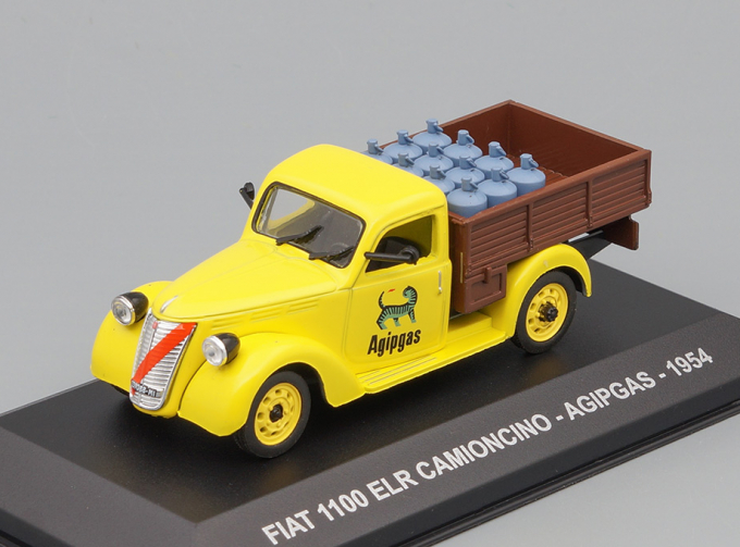 FIAT 1100 Elr Camioncino Pick-up Agipgas 1954, Yellow Brown