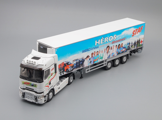 RENAULT T520 High c полуприцепом-рефрижератором "STAF HEROS" 2020