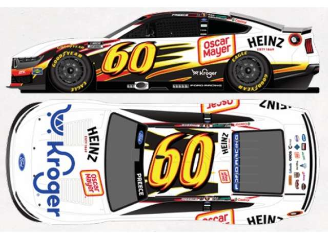 FORD Mustang #60 Ryan Preece *Kroger / Oscar Mayer / Heinz Throwback*, various 2026