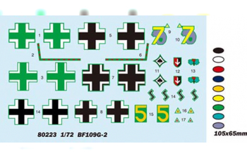 Сборная модель Самолет Bf109G-2