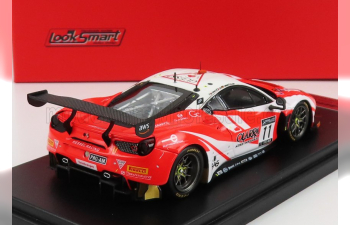 FERRARI 488 Gt3 Evo Team Kessel Racing N 11 24h Spa 2021 D.fumanelli - G.roda - T.kohmann, Red Fluo White