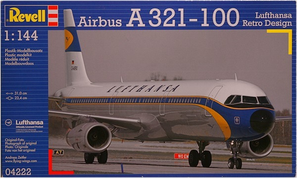 Сборная модель Airbus A 321-100 Lufthansa Retro Design