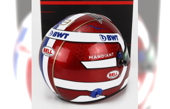 BELL HELMET F1 Casco Helmet Renault A522 Team Alpine Bwt N31 Season (2022) Esteban Ocon, Red White