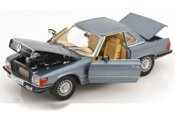 MERCEDES-BENZ 350 SL R107 Hardtop (1977), light blue-metallic