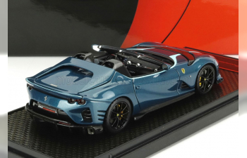 FERRARI 812 Competizione A Spider (2022) - Black Wheels, Blu Capri - Bleu Green Met