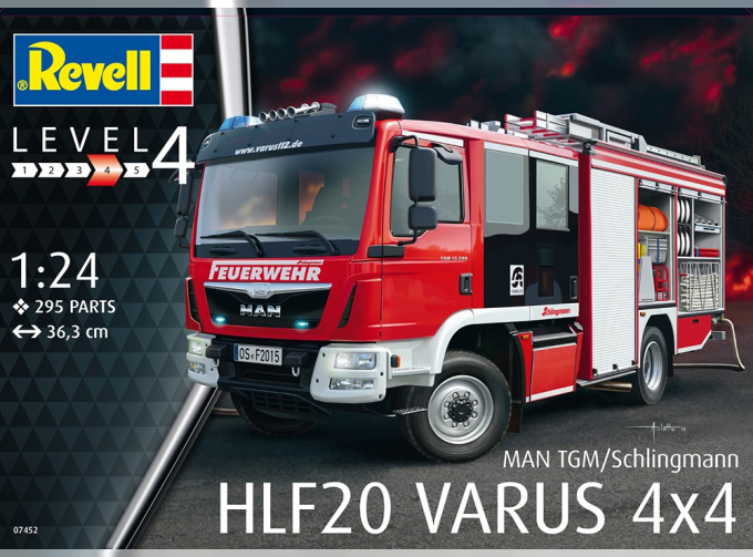 Сборная модель Пожарная машина Schlingmann HLF 20 VARUS 4x4
