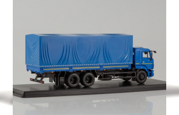 Камский грузовик 65117 бортовой (рестайлинг), синий