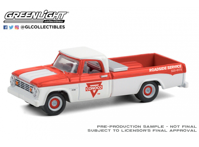 DODGE D-100 Pick-up "Conoco Roadside Service" 1965