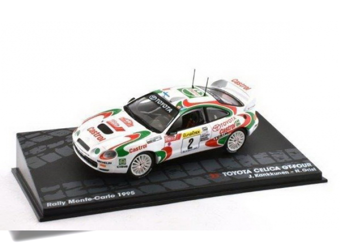 TOYOTA Celica GT-Four "Castrol Team" #2 Kankkunen/Grist 3 место Rally Monte-Carlo 1995