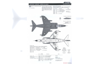 Сборная модель FRS.1 Sea Harrier Falklands, 40 лет (включая тягач Королевского флота)