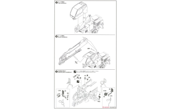 Сборная модель Подъемный кран Tadano GR-130NL/N Crevo mini G4 "Аутригер H-типа" (Limited Edition)
