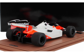 McLAREN F1 Mp4/1c №7 Silverstone Test Drive (1983) Ayrton Senna, White Red
