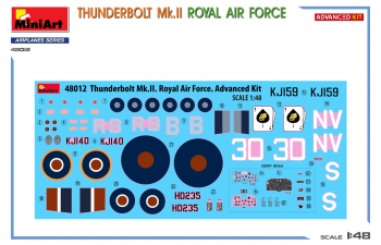 Сборная модель THUNDERBOLT Mkii Airplane Military 1942