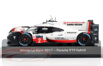 PORSCHE 919 Hybrid Winner 24h LeMans Timo Bernhard, Brendon Hartley, Earl Bamber (2017)