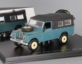 LAND ROVER Serie III 109 Soft Top, blue / black